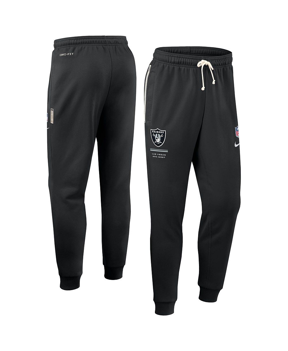 Nike Men's Black Las Vegas Raiders Sideline Standard Issue Dri-FIT Taper Pants
