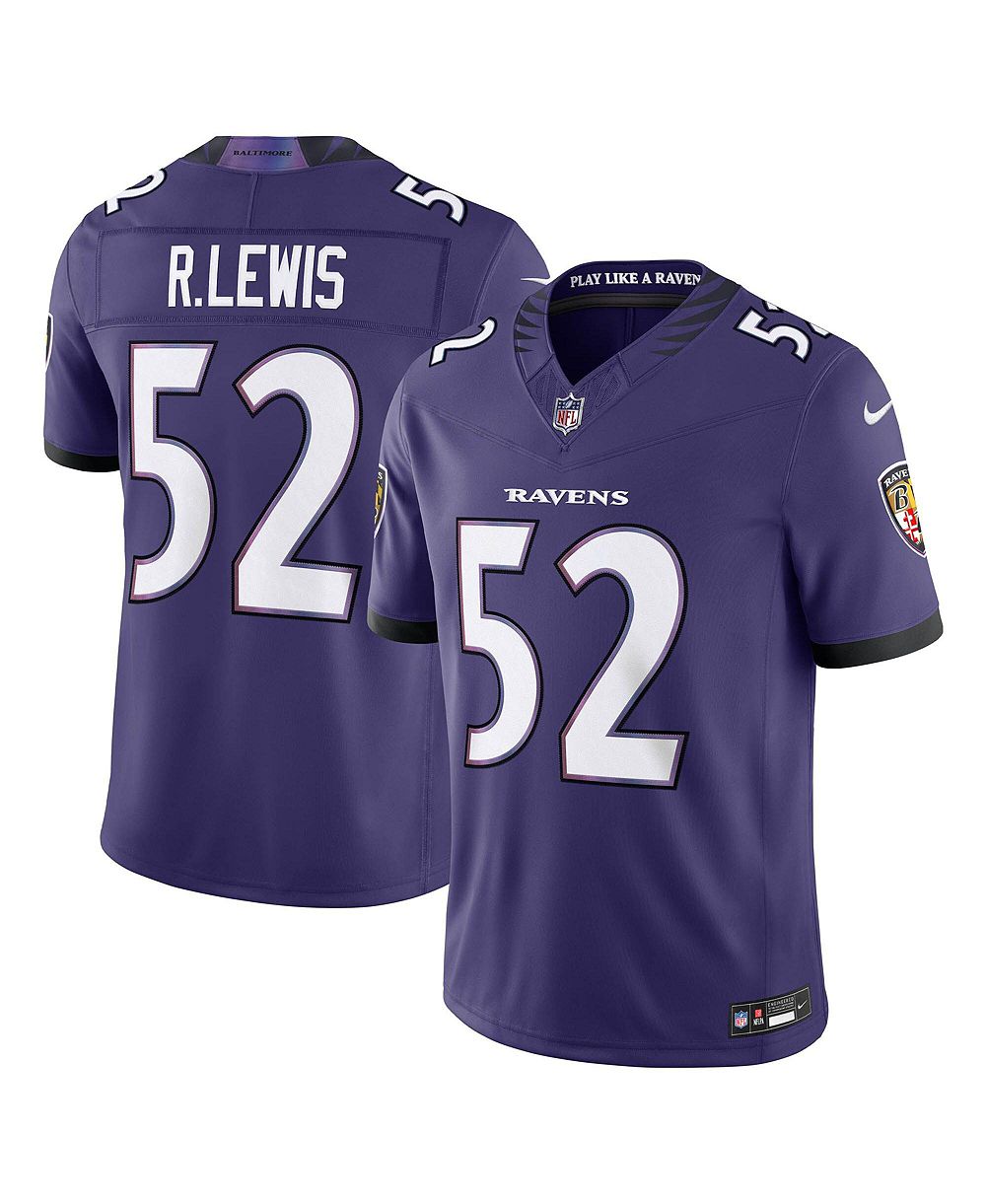 Nike Men's Ray Lewis Purple Baltimore Ravens Vapor F.U.S.E. Stitched Retired Limited Jersey