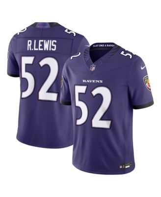 Мужская джерси Nike Purple Baltimore Ravens Vapor F.U.S.E. Stitched Retired Limited