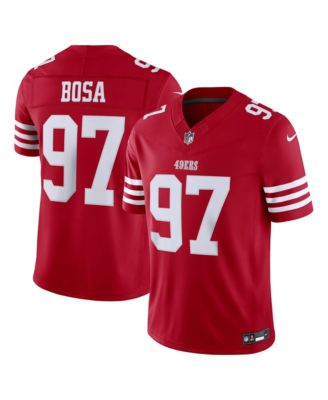 Nike Men's Nick Bosa Scarlet San Francisco 49ers Vapor F.U.S.E. Stitched Limited Jersey