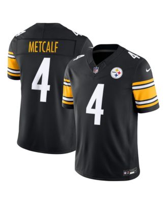 Nike Men's DK Metcalf Black Pittsburgh Steelers Vapor F.U.S.E. Stitched Limited Jersey