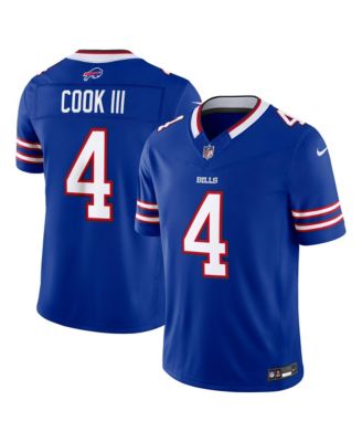 Мужская джерси Nike James Cook III Royal Buffalo Bills Vapor F.U.S.E. Stitched Limited