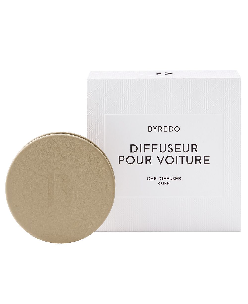BYREDO диффузор для автомобиля в кожаном чехле кремового цвета