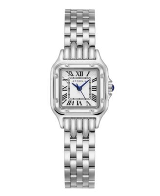 ADORNIA Женские серебряные часы Paris White Face