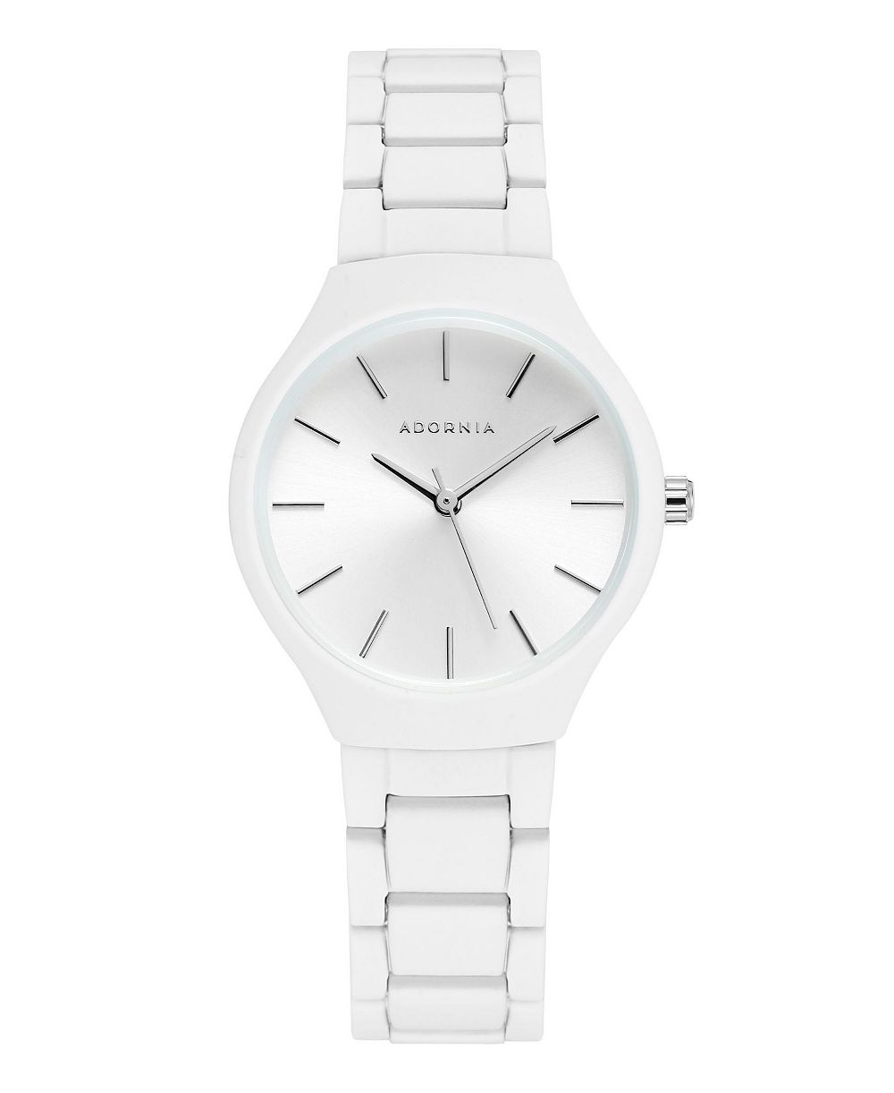 ADORNIA Женский белый Stockholm White Face Watch