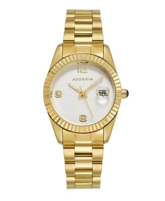 Женские часы ADORNIA Gold Rome White Face