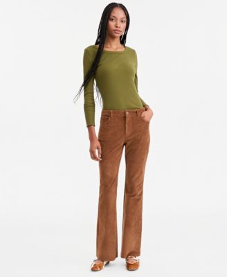 And Now This Petite Corduroy Flare Pants, Macy's Exclusive