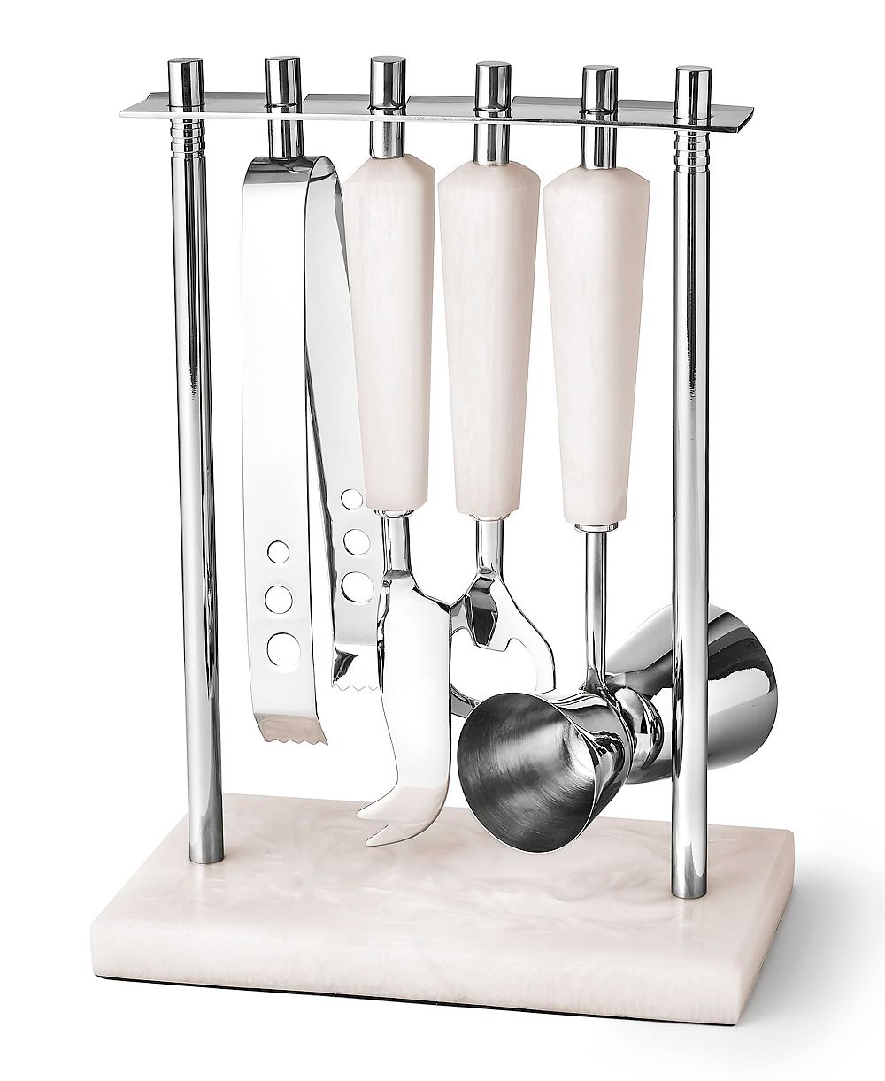 Godinger Asher Stainless Steel 5-Piece Bar Tool Set