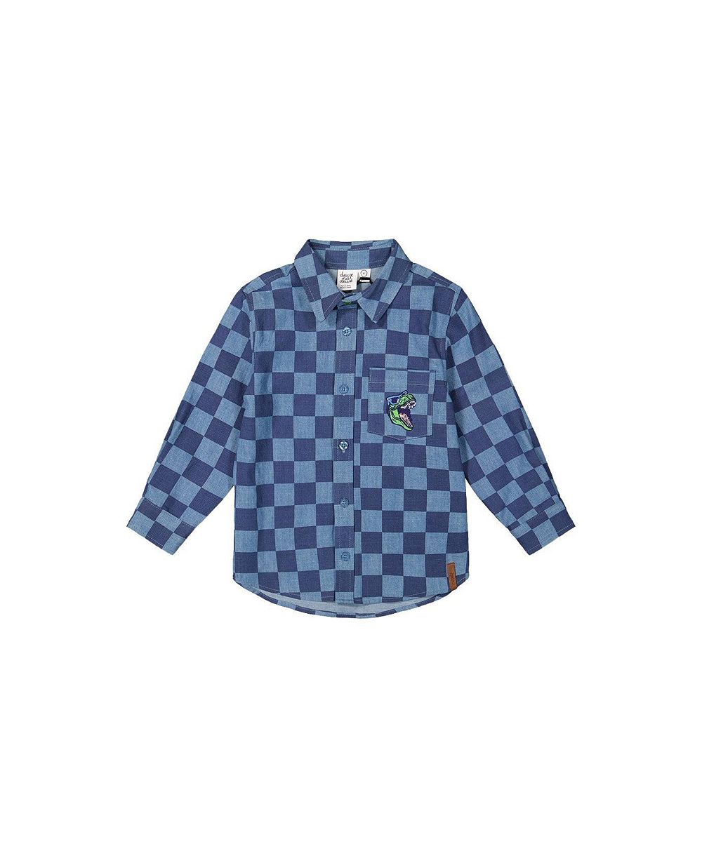 Deux par Deux Мальчики (6Y - 12Y) Chambray Shirt