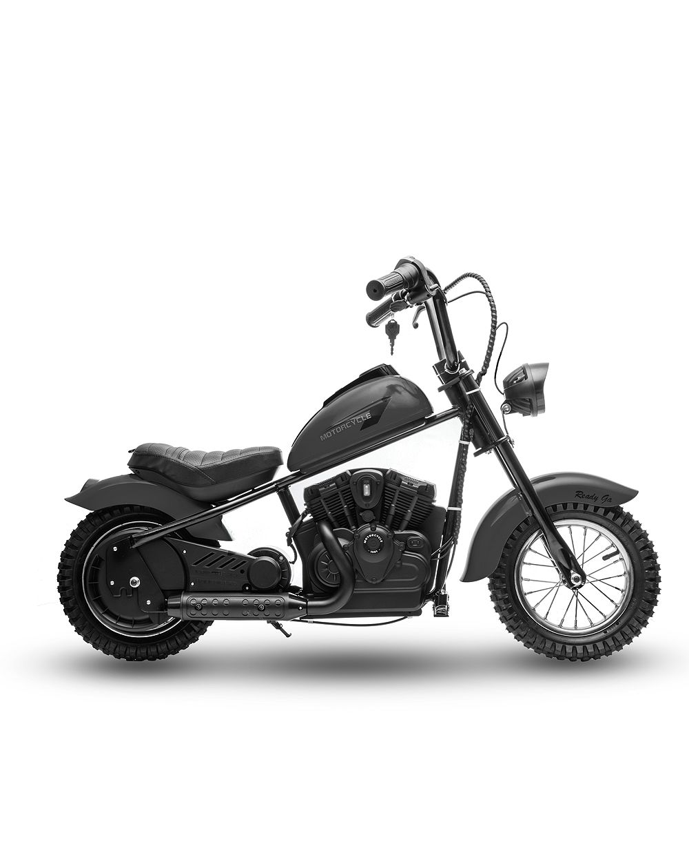 Электрический детский мотоцикл homfan 24V 250W, 2-скоростной, до 14 MPH, с кожаным сиденьем и задним тормозом, для детей 8-12 лет