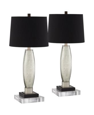 Regency Hill Landro настольные лампы Mid Century Set of 2 с прозрачными круглыми основаниями