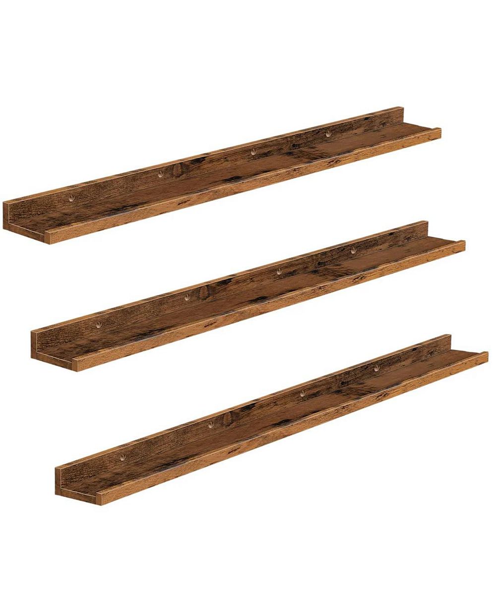 Slickblue Set of 3 Hanging Shelves Wall Mounted Storage Shelves