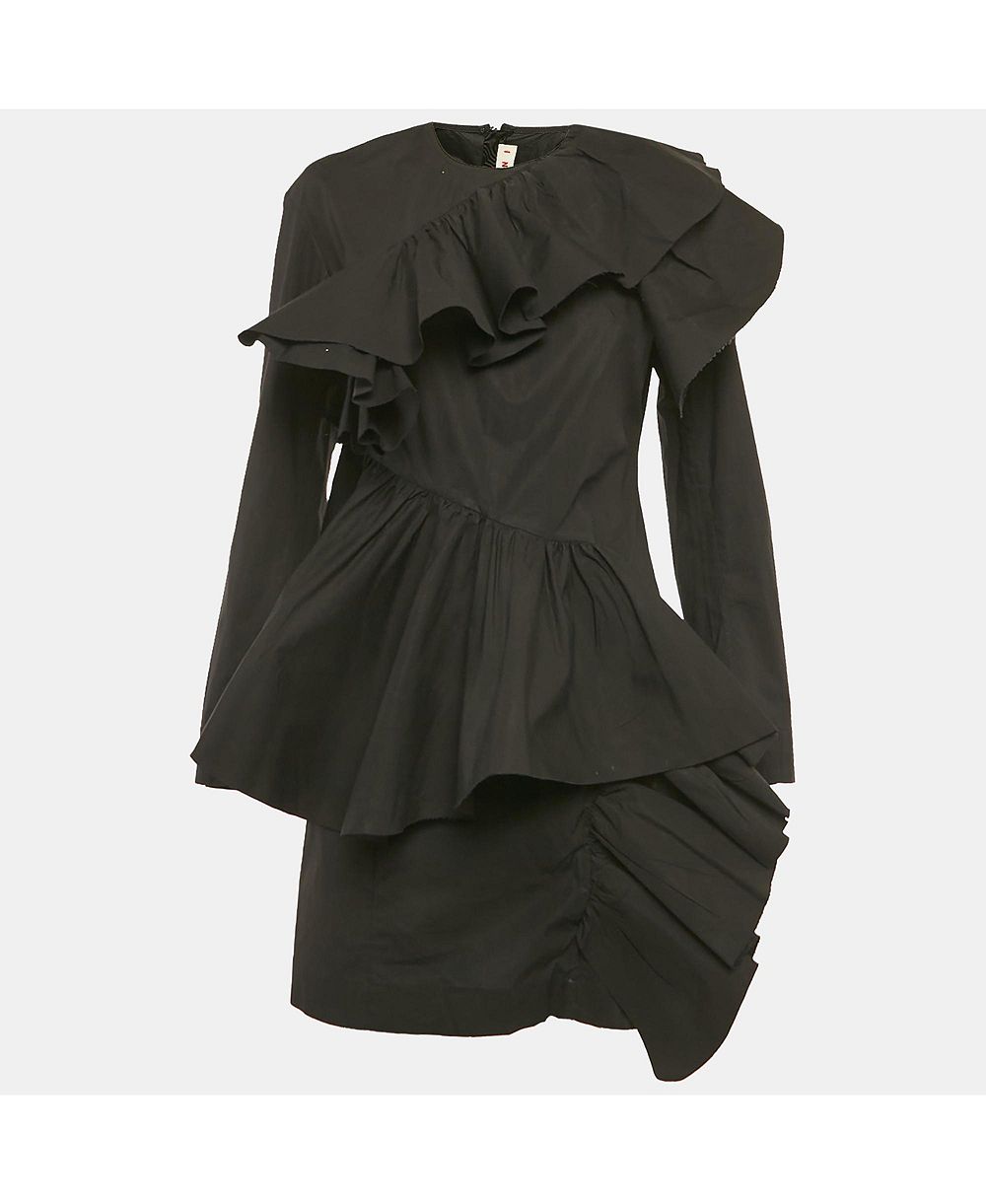 Мини-платье Marni Women's Poplin Ruffled