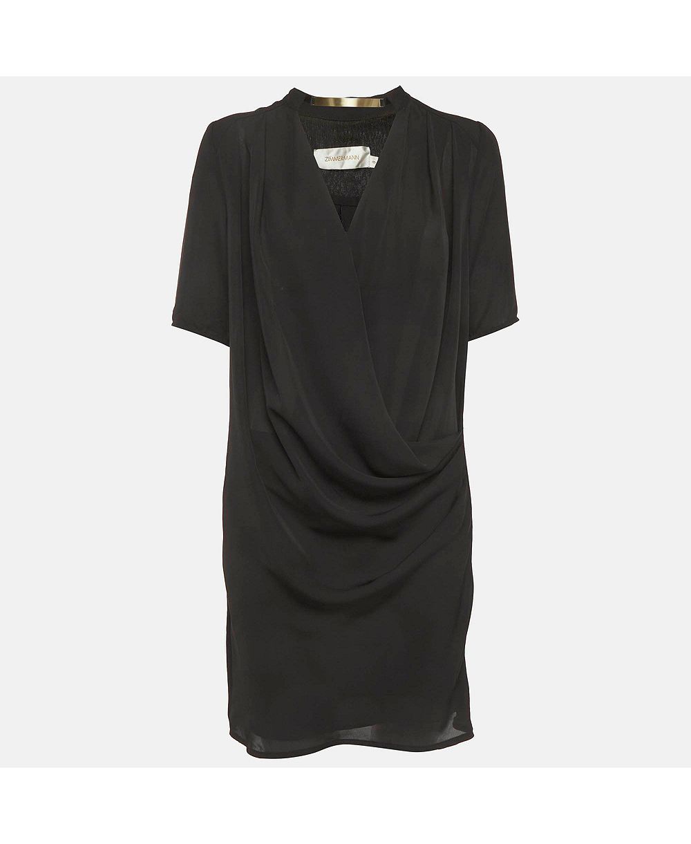 Мини-платье Zimmermann Women's Crepe Draped, б/у