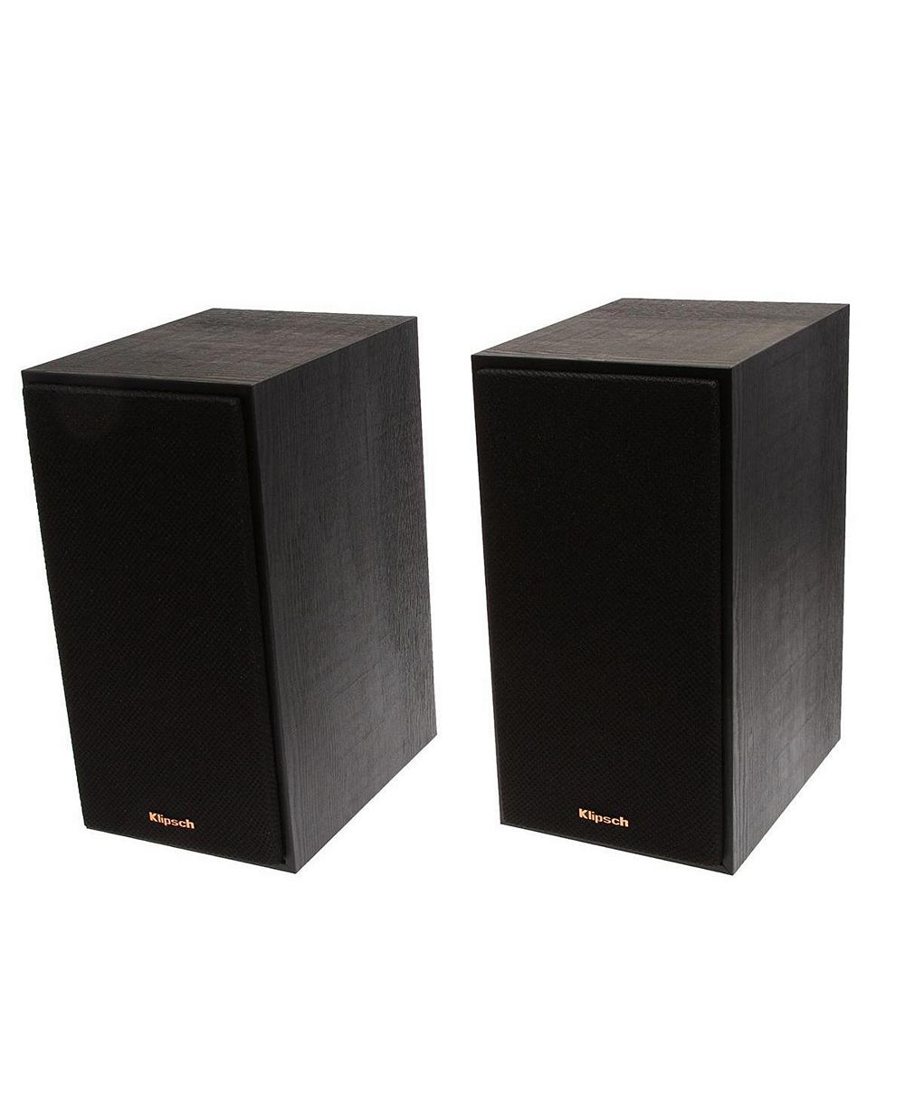 Klipsch Reference R-41M полочные домашние колонки, черный текстурированный Wood Grain Vinyl, пара
