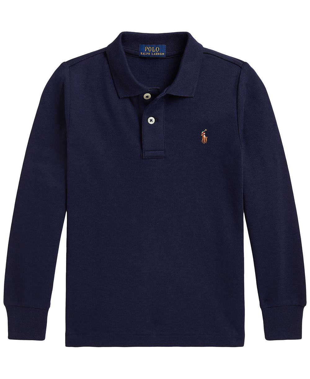 Polo Ralph Lauren рубашка поло детская 2T-7 Soft Cotton с длинным рукавом