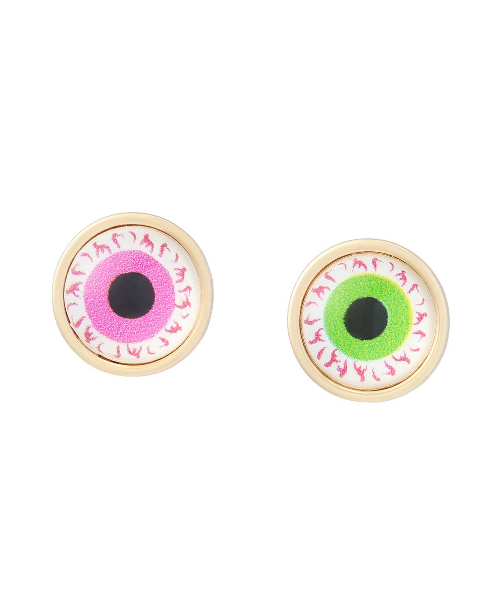 Серьги-гвоздики Betsey Johnson Multi-Colored Halloween Eyeball
