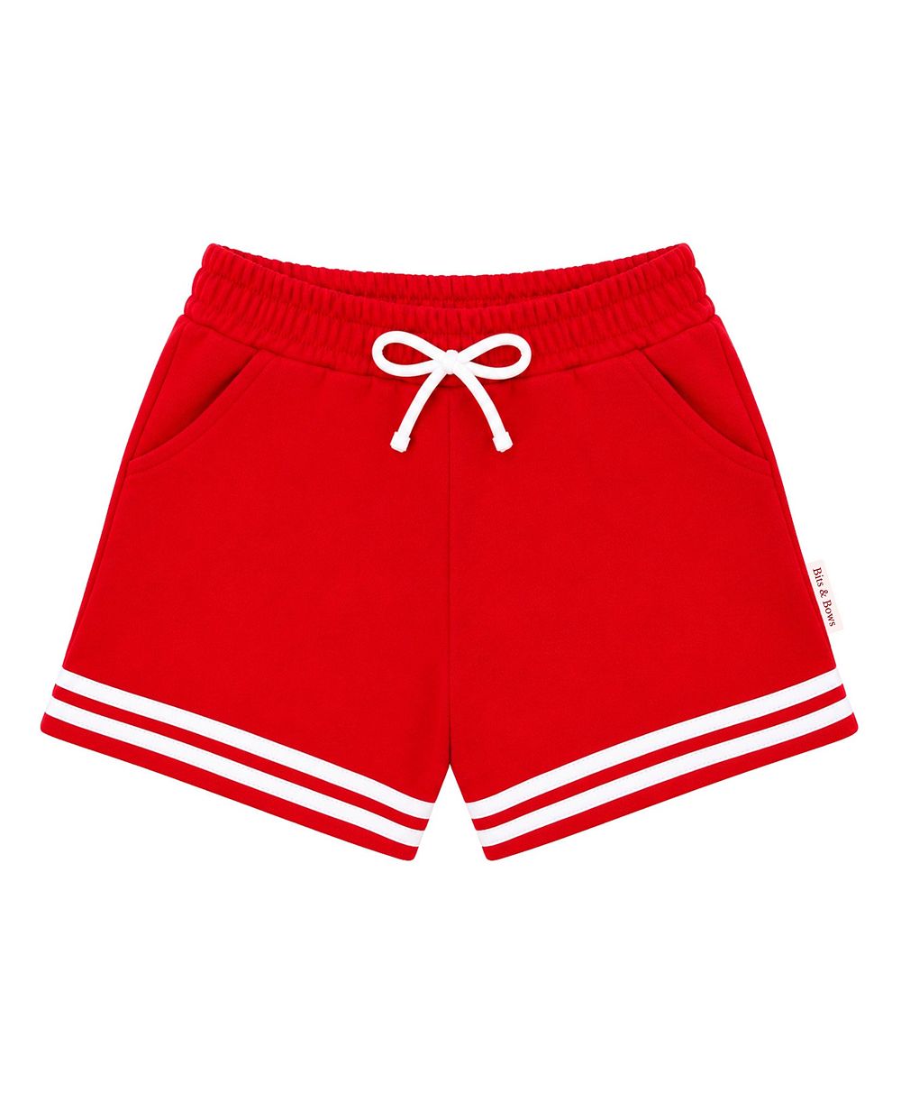 Детские шорты Bits & Bows Toddler (2T-4T) Unisex Striped Varsity Shorts