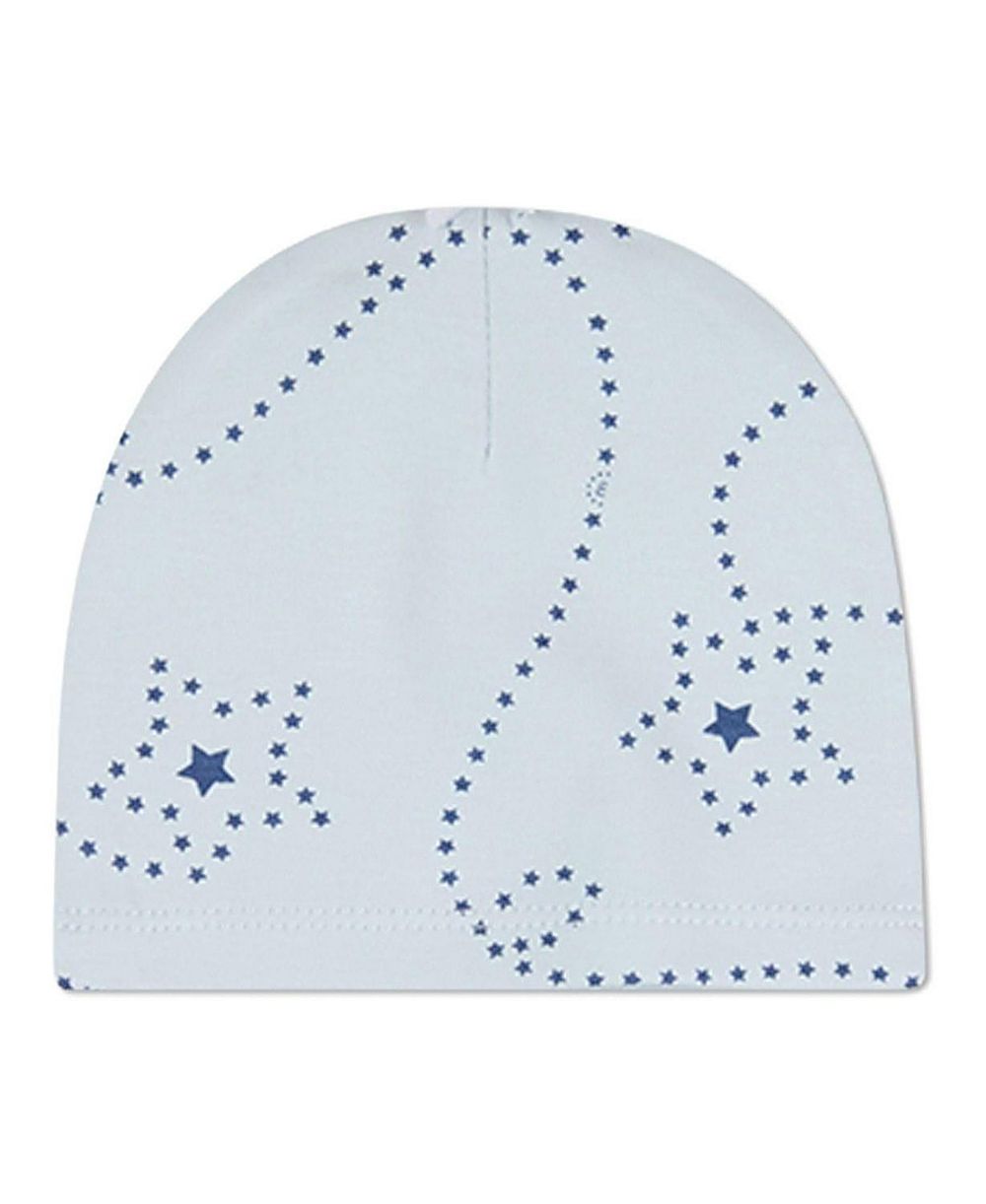 MeMoi Детская вязаная шапочка Entangled Stars из хлопка для мальчиков 1M- 6M