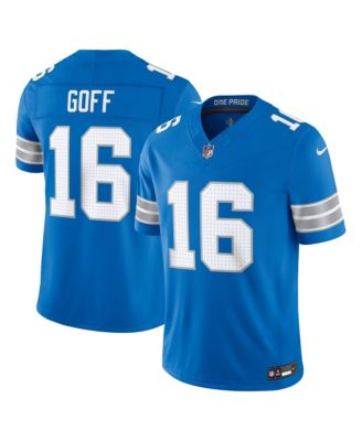 Nike Men's Jared Goff Blue Detroit Lions Vapor F.U.S.E. Stitched Limited Jersey