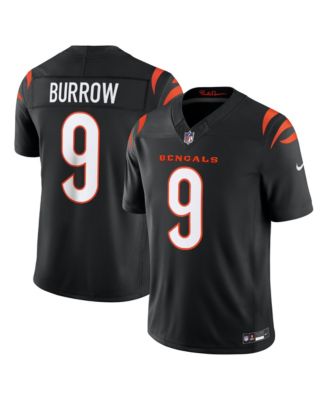 Nike Men's Joe Burrow Black Cincinnati Bengals Vapor F.U.S.E. Stitched Limited Jersey