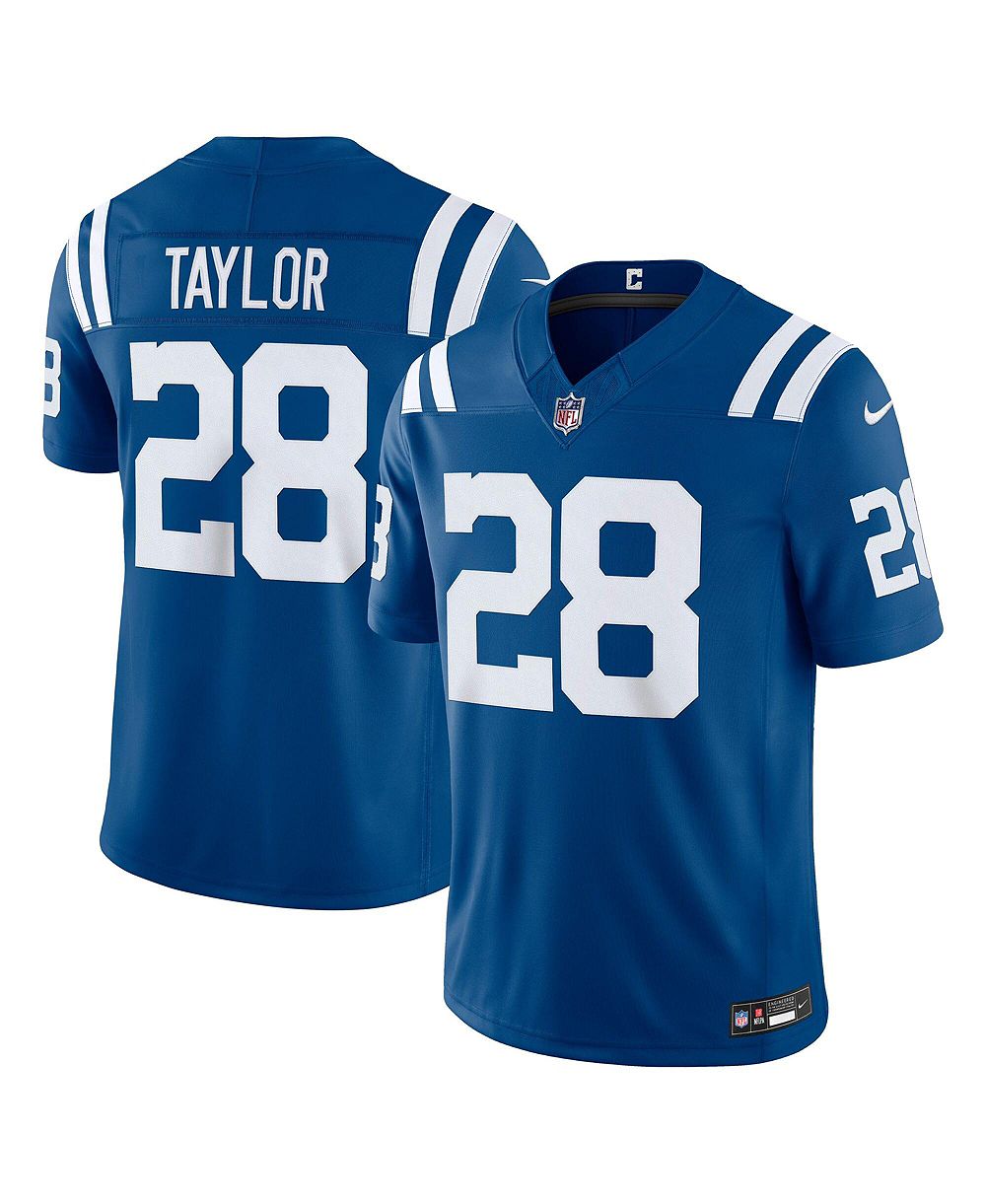 Мужская джерси Nike Jonathan Taylor Royal Indianapolis Colts Vapor F.U.S.E. Stitched Limited