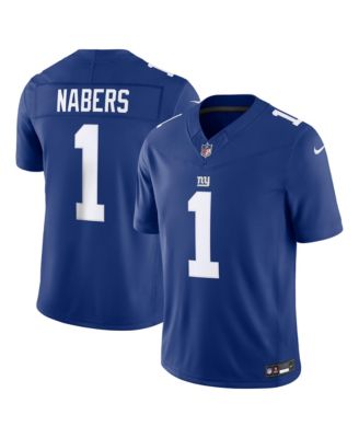 Мужская джерси Nike Malik Nabers New York Giants Vapor F.U.S.E. Limited