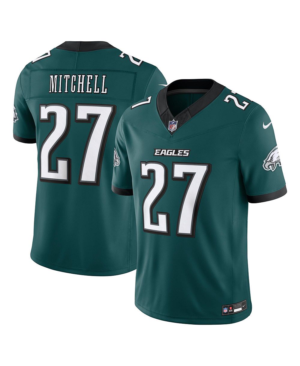 Мужская джерси Nike Quinyon Mitchell Midnight Green Philadelphia Eagles Vapor F.U.S.E. Stitched Limited