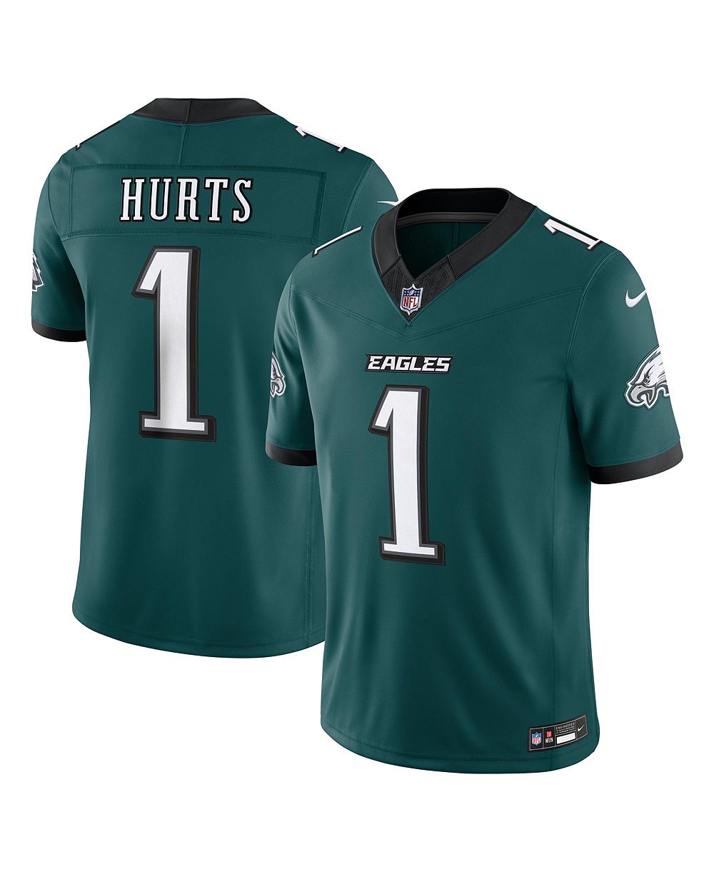 Мужская джерси Nike Jalen Hurts Midnight Green Philadelphia Eagles Vapor F.U.S.E. Stitched Limited