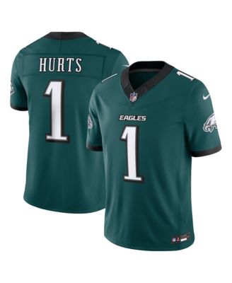 Nike Men's Jalen Hurts Midnight Green Philadelphia Eagles Vapor F.U.S.E. Stitched Limited Jersey