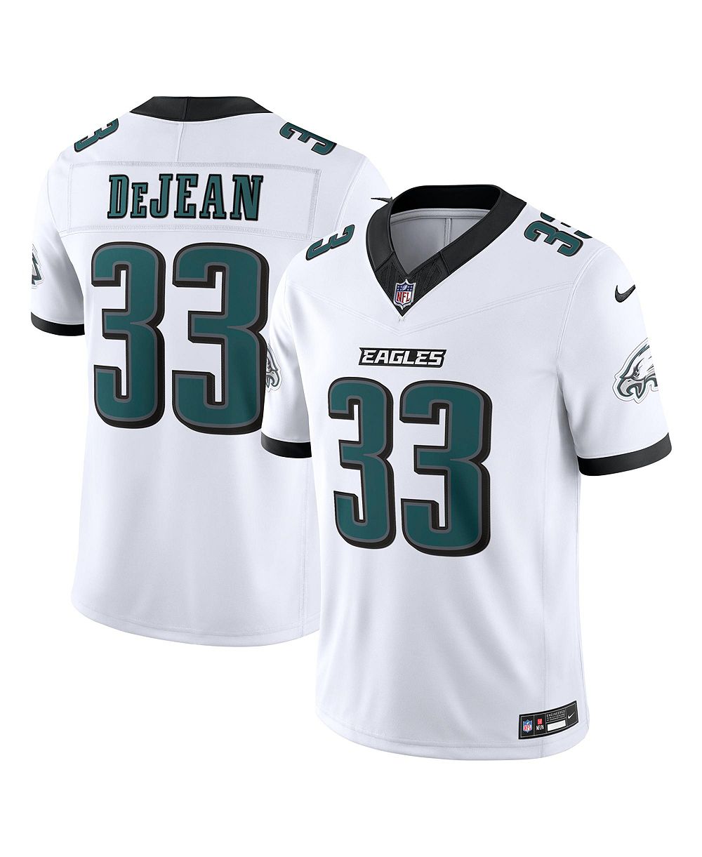 Мужская джерси Nike Cooper DeJean White Philadelphia Eagles Vapor F.U.S.E. Stitched Limited