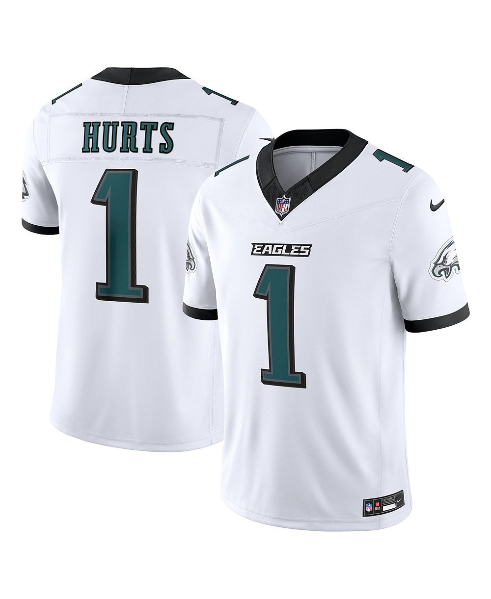 Nike мужская белая джерси Philadelphia Eagles Jalen Hurts Vapor F.U.S.E. с вышивкой, лимитированная серия