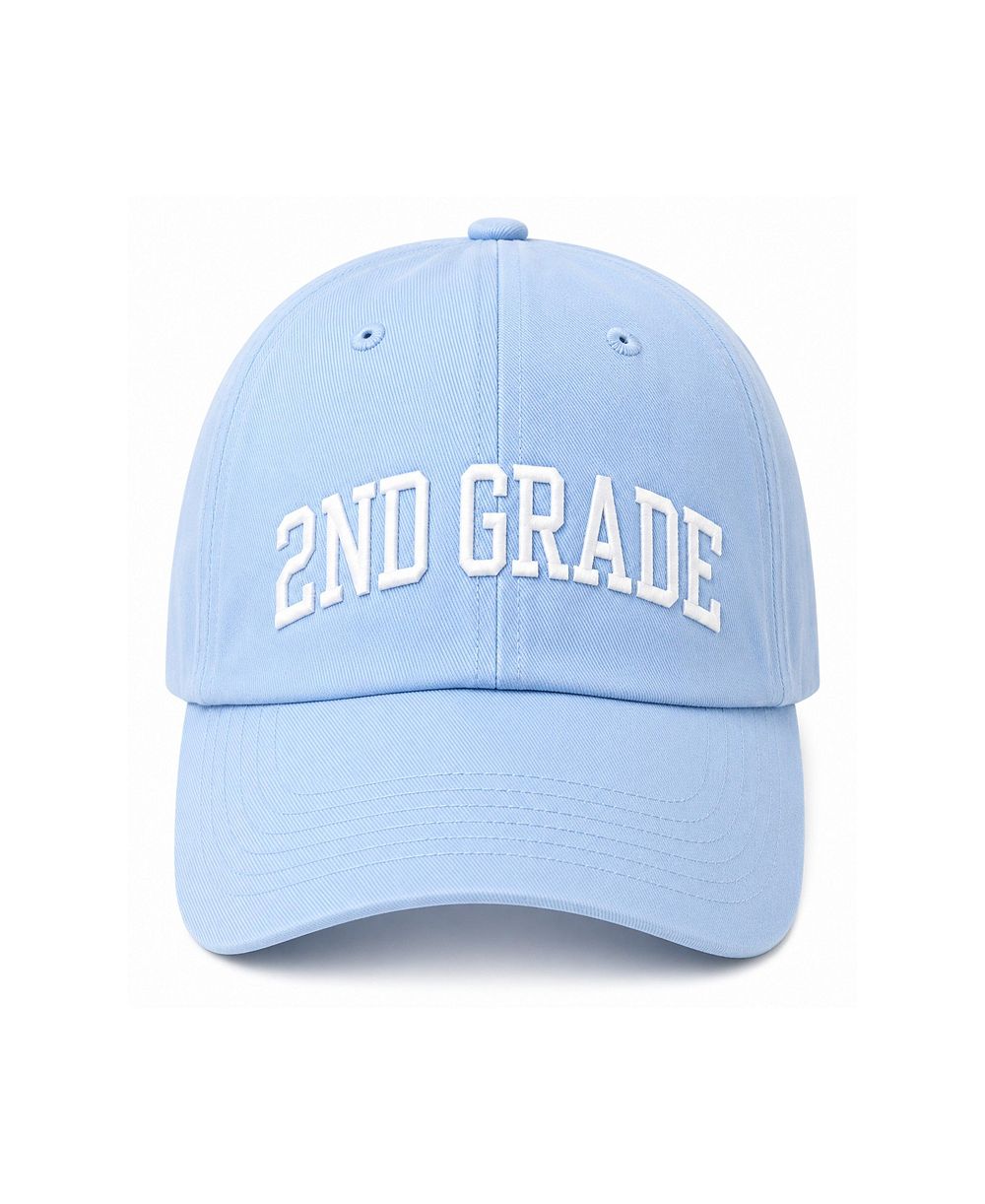 Bits & Bows Little/Big Unisex Back-to-School 2nd Grade Baseball кепка