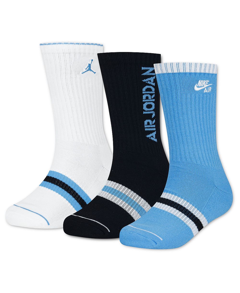Jordan носки 7-11 Retro Crew для мальчиков и девочек, 3 шт.
