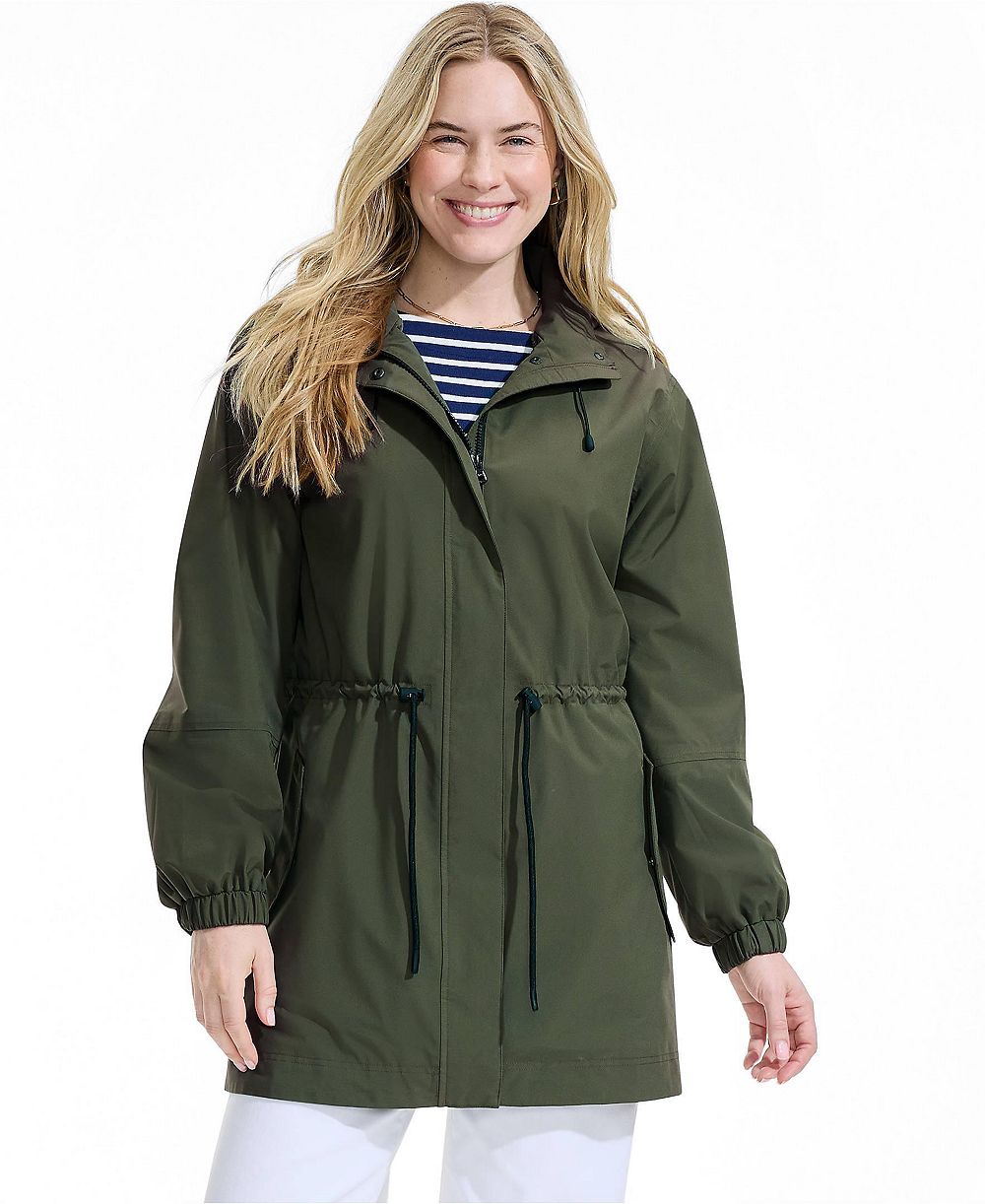 Lands' End Women's Packable Rain Parka