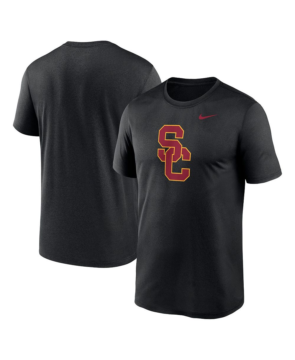 Мужская футболка Nike черная с логотипом USC Trojans Primetime Legend