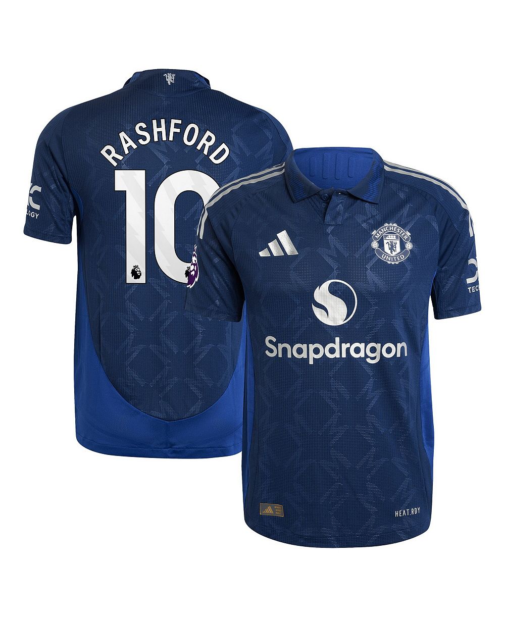 Adidas Men's Marcus Rashford Navy Manchester United 2024/25 Away Authentic Player Jersey