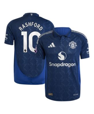 Adidas Men's Marcus Rashford Navy Manchester United 2024/25 Away Authentic Player Jersey