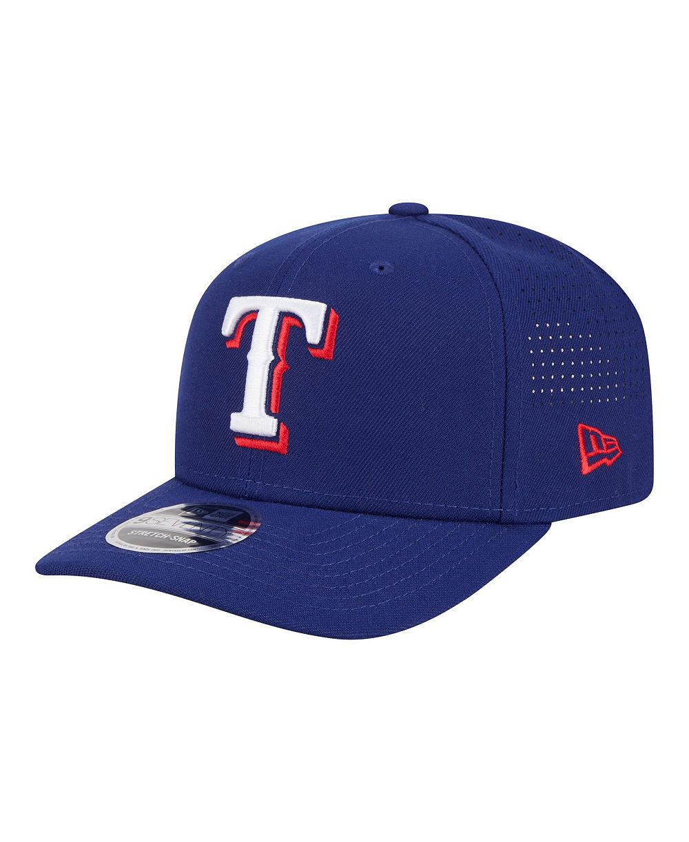 New Era Мужская регулируемая кепка Royal Texas Rangers Performance 9SEVENTY