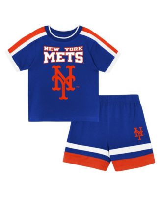 Комплект из футболки и шорт Outerstuff для малышей Royal New York Mets Ground Ball