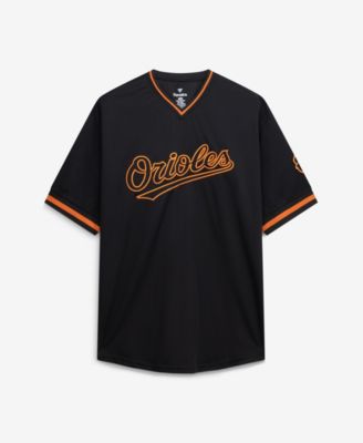 Fanatics Men's Black Baltimore Orioles Big & Tall Pop Texture V-Neck T-Shirt