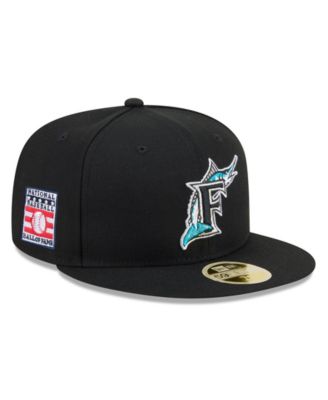 Мужская кепка New Era Black Florida Marlins 2026 Baseball Hall of Fame 59FIFTY Fitted