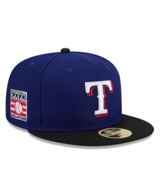 Мужская кепка New Era Royal/Black Texas Rangers 2026 Baseball Hall of Fame 59FIFTY Fitted