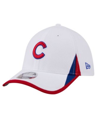 Мужская кепка New Era White Chicago Cubs Cut n Sew 39THIRTY Flex Hat