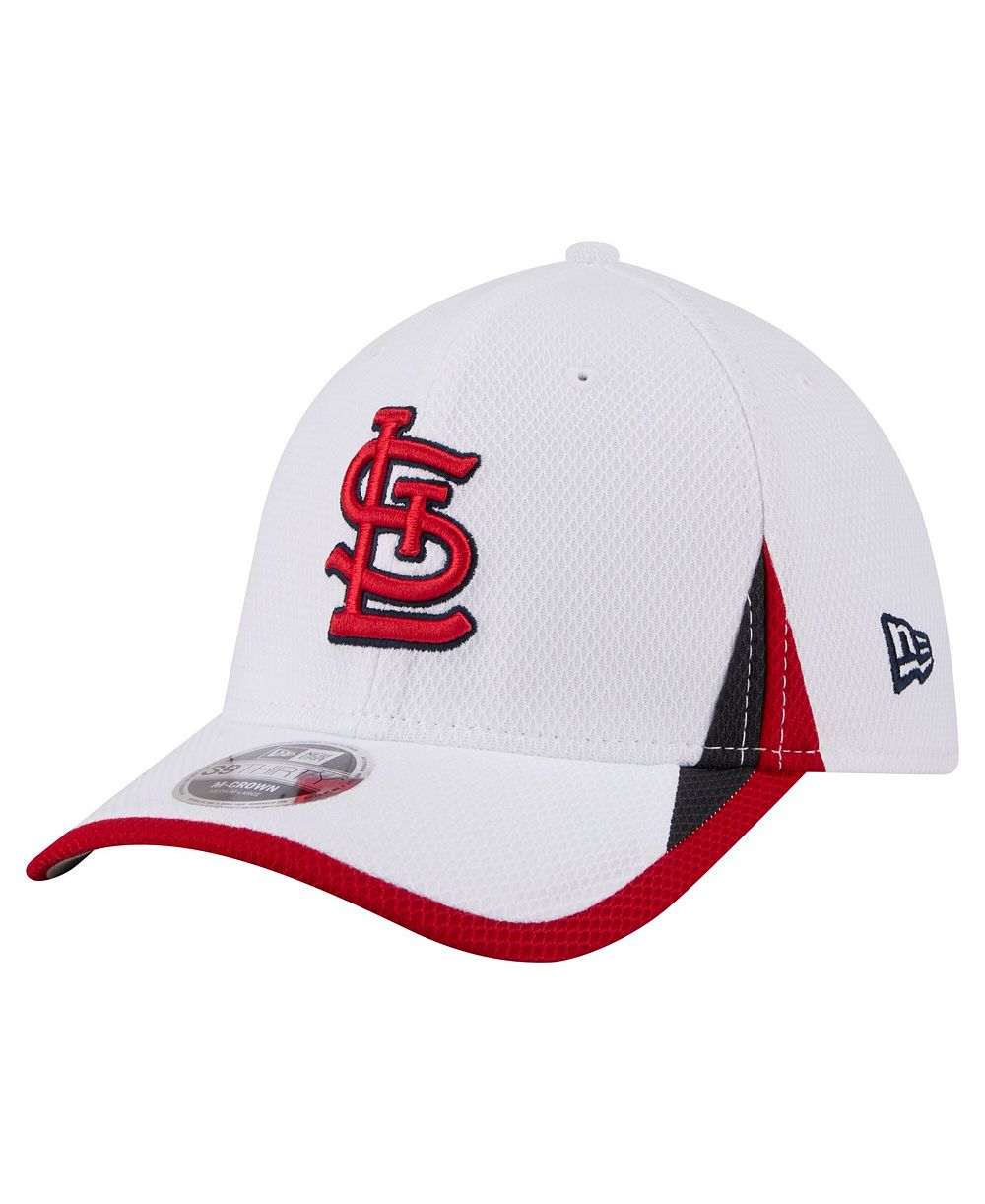 Мужская кепка New Era White St. Louis Cardinals 39THIRTY Flex