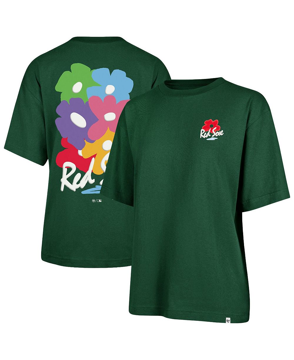Мужская и женская футболка '47 Brand Dark Green Boston Red Sox Gallery Foundation