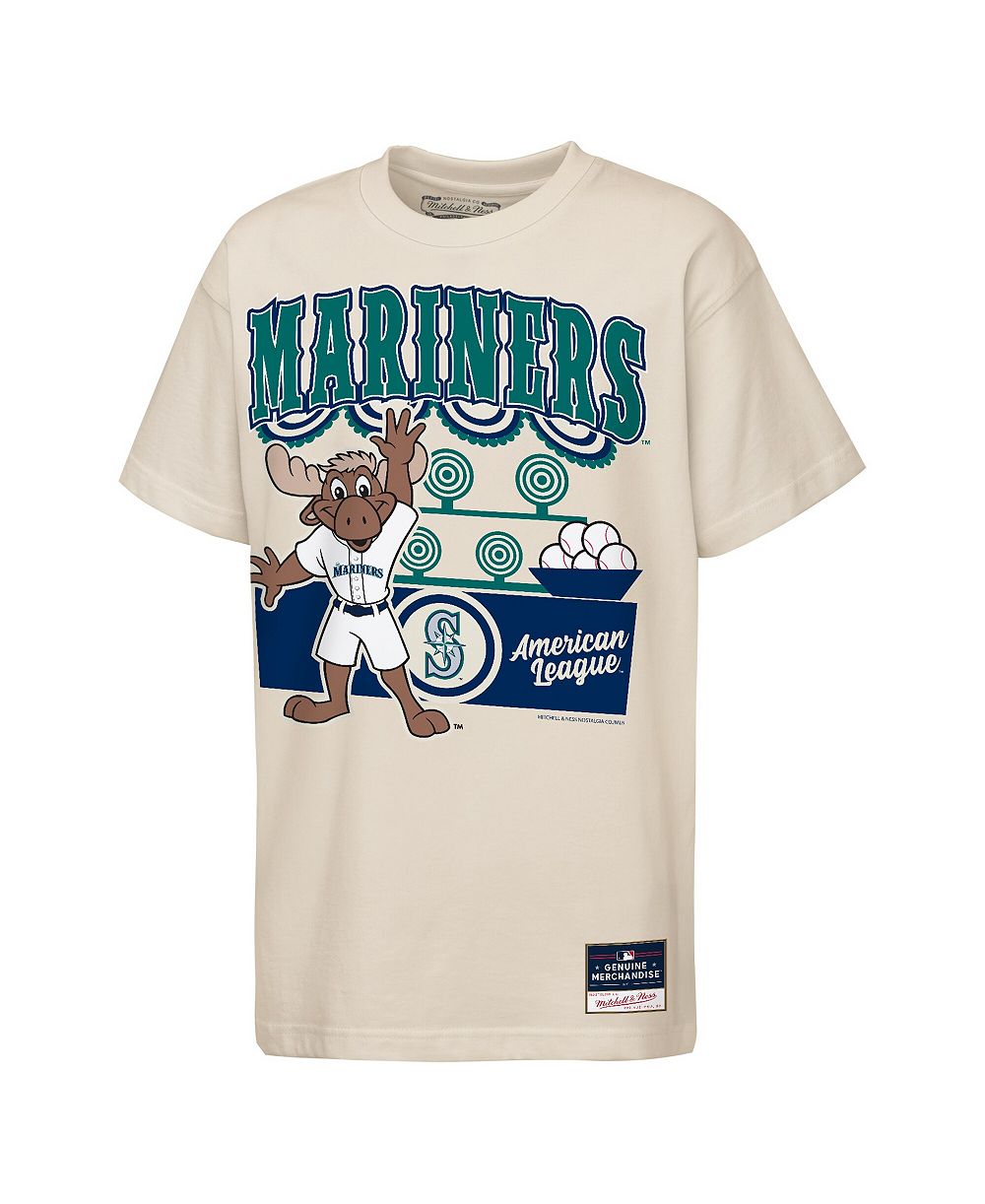 Mitchell & Ness детская футболка Seattle Mariners Cream