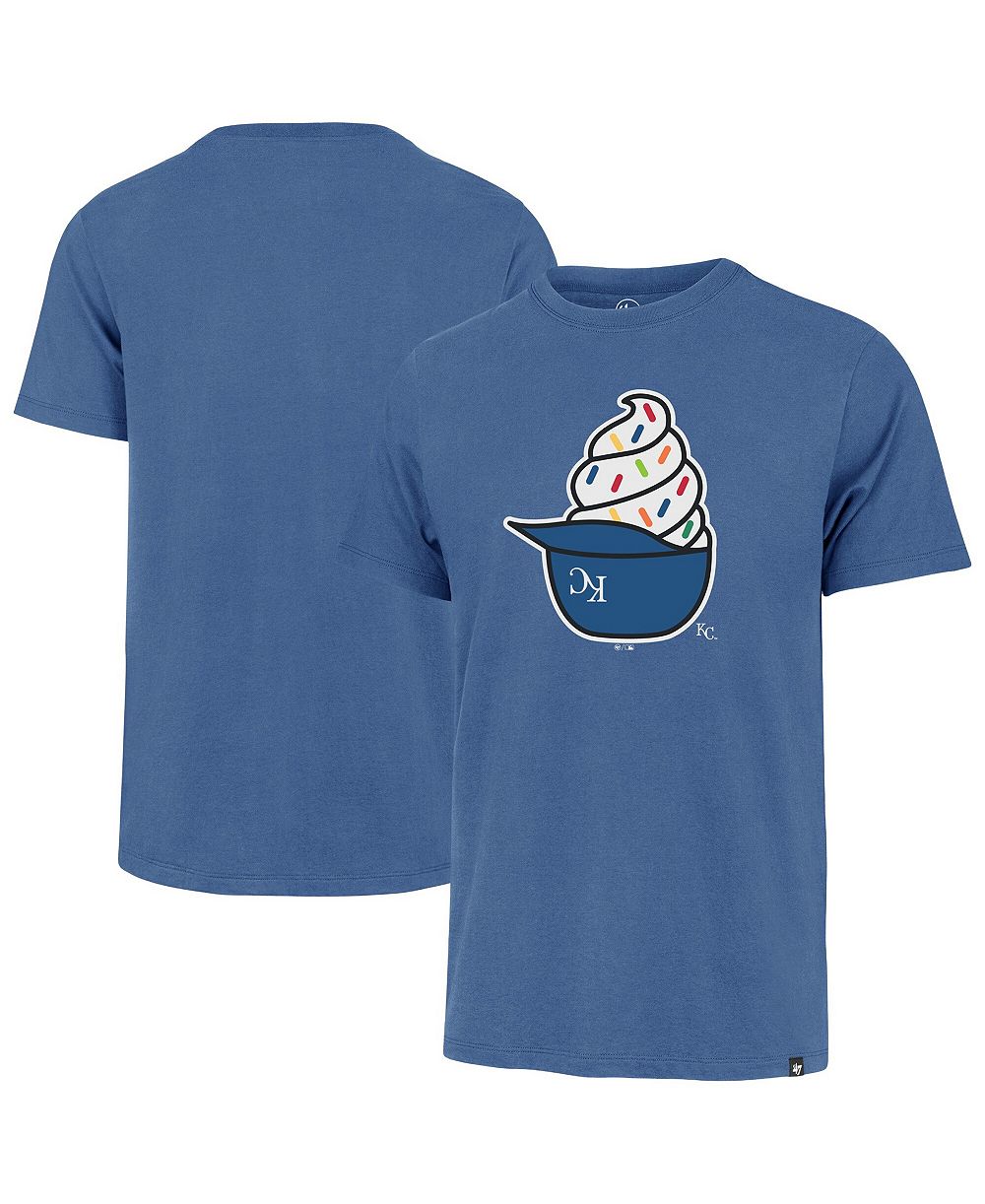 Мужская футболка '47 Brand Royal Kansas City Royals Ice Cream Helmet Franklin