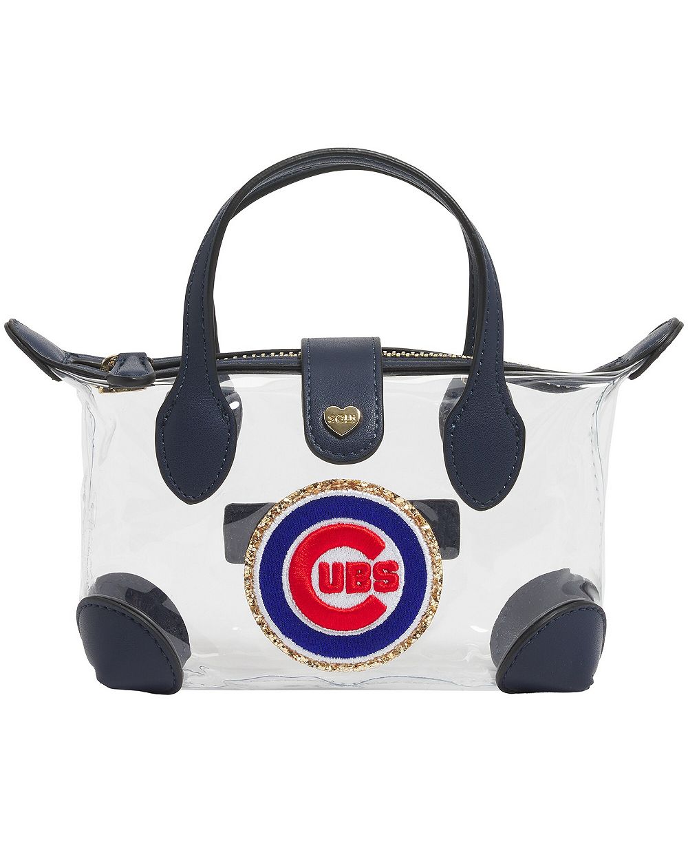 Stoney Clover Lane Chicago Cubs Clear Pouchette Crossbody Bag