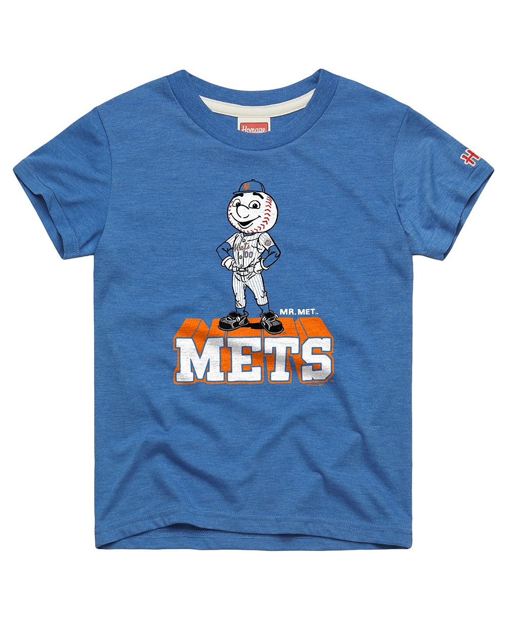 Детская футболка Homage Royal New York Mets Mascot Tri-Blend